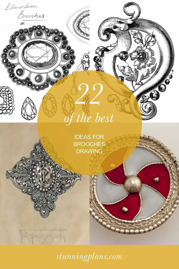 22 Of the Best Ideas for Brooches Drawing Home, Family, Style and Art